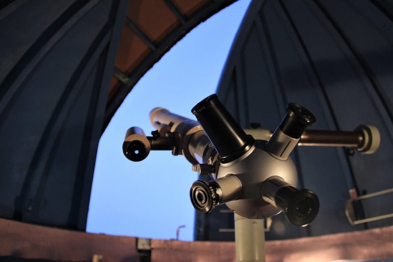 Telescope Observing the Sky